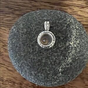 Pandora Silver and Topaz Stone Charm